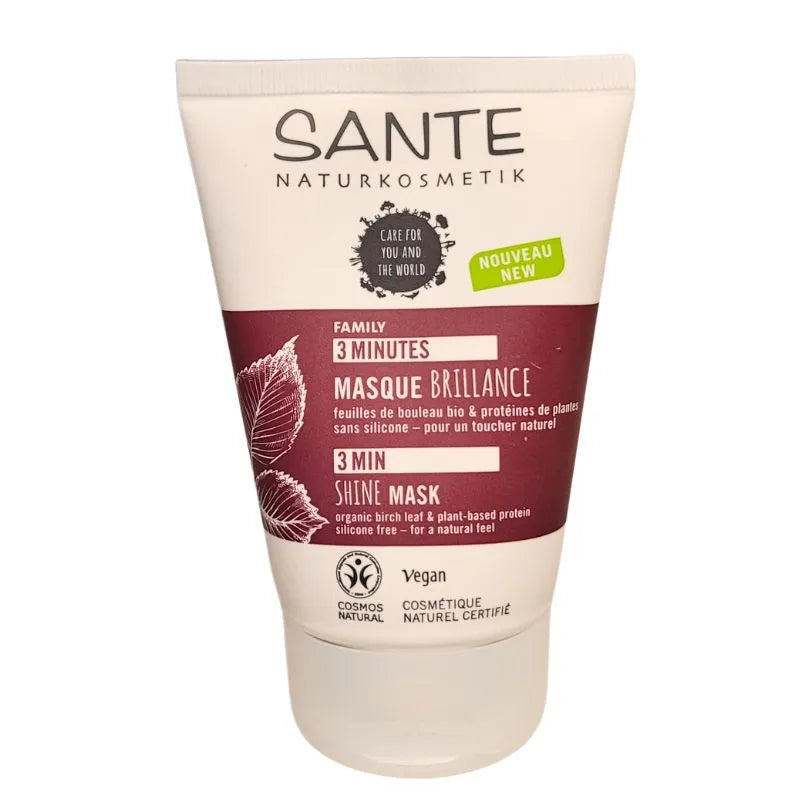 Sante Natural Cosmetics Family 3 Minute Shine Hair Mask - 100 ml-Global Food Hub