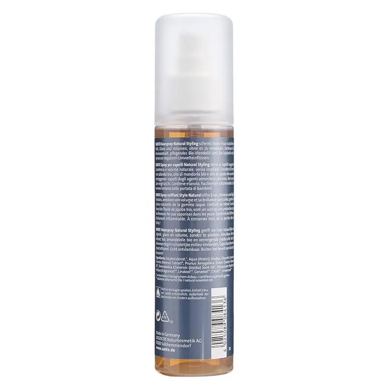 Sante Natural Cosmetics Hair Spray Natural Styling - 150ml-Global Food Hub