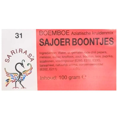 Sarirasa Boemboe Sajoer Boontjes - 100g-Global Food Hub