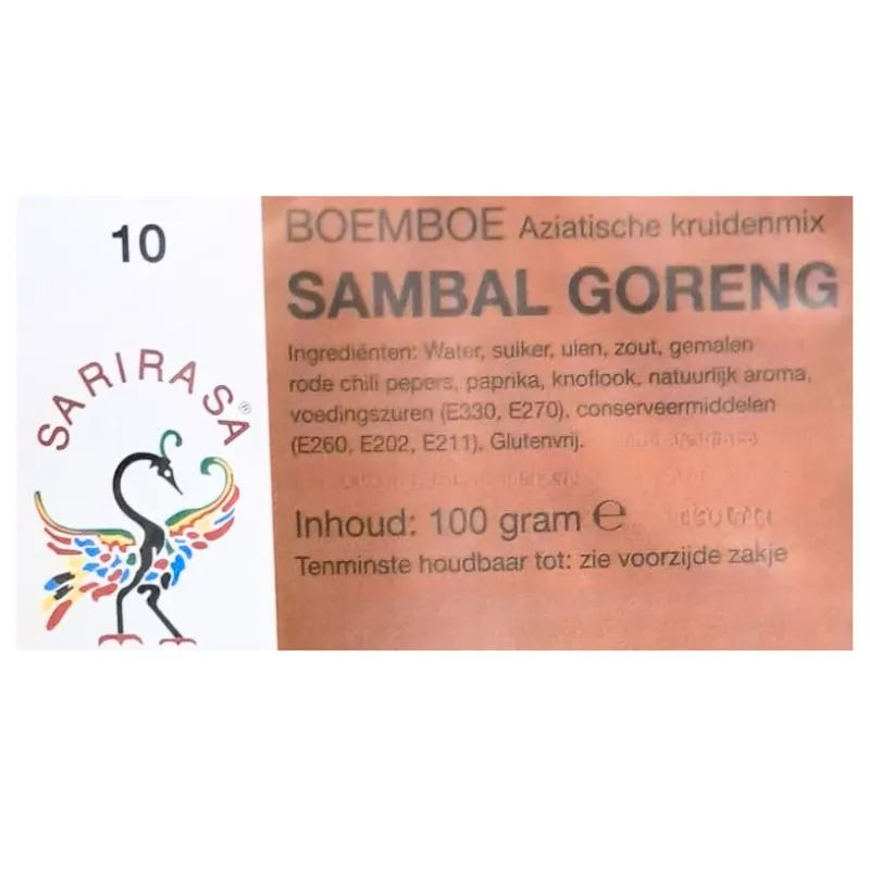 Sarirasa Boemboe Sambal Goreng - 100g-Global Food Hub