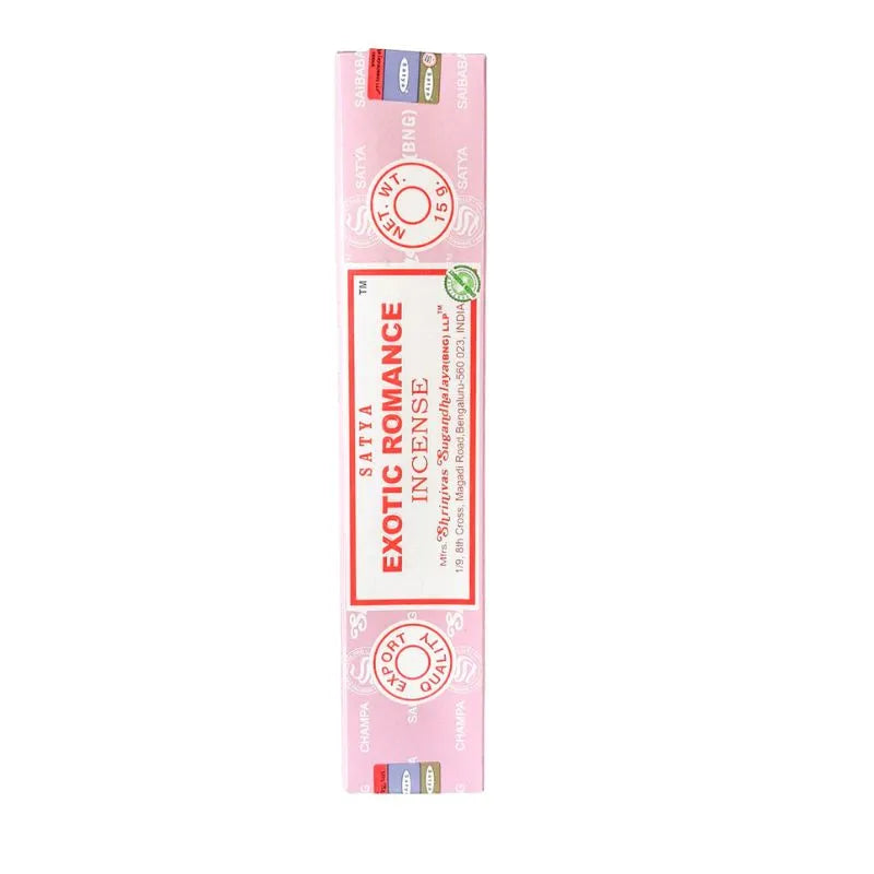 Satya Exotic Romance Incense Sticks-Global Food Hub