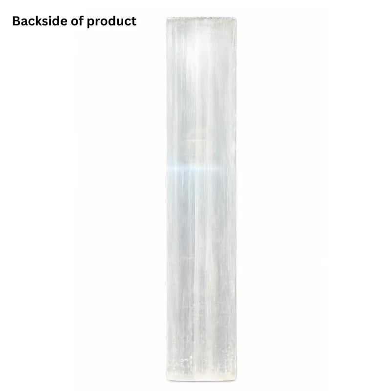 Selenite 7 Chakra Healing & Crystal Charging Stick – Rectangular-Global Food Hub