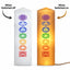 Selenite Engraved Chakra – Obelisk/Point Lamp-Global Food Hub