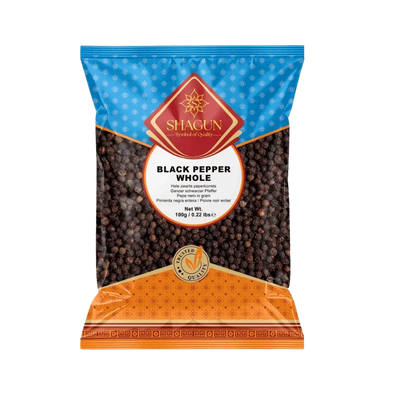 Shagun Black Pepper Whole- 100g-Global Food Hub