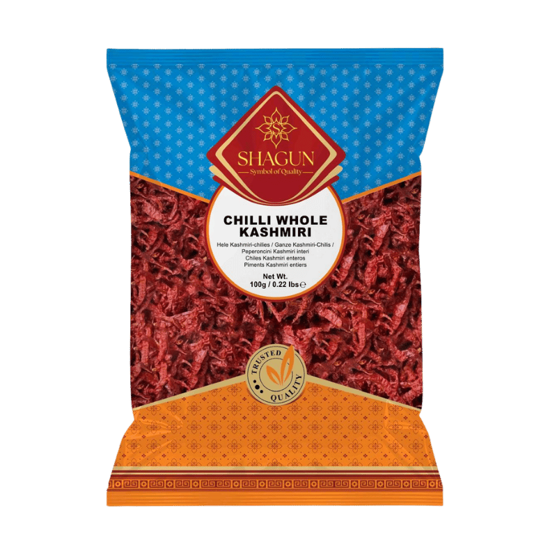 Shagun Chilli Whole Kashmiri - 100g-Global Food Hub