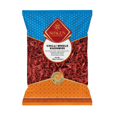 Shagun Chilli Whole Kashmiri - 100g-Global Food Hub