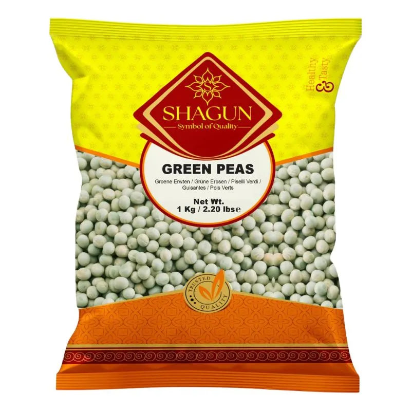 Shagun Green Peas - 1kg-Global Food Hub