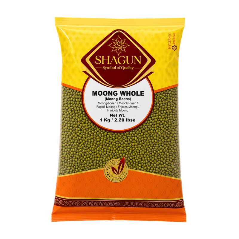 Shagun Moong Whole - 1Kg-Global Food Hub