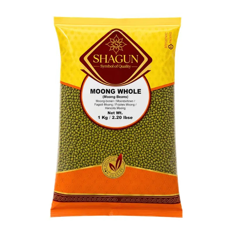 Shagun Moong Whole - 1Kg-Global Food Hub