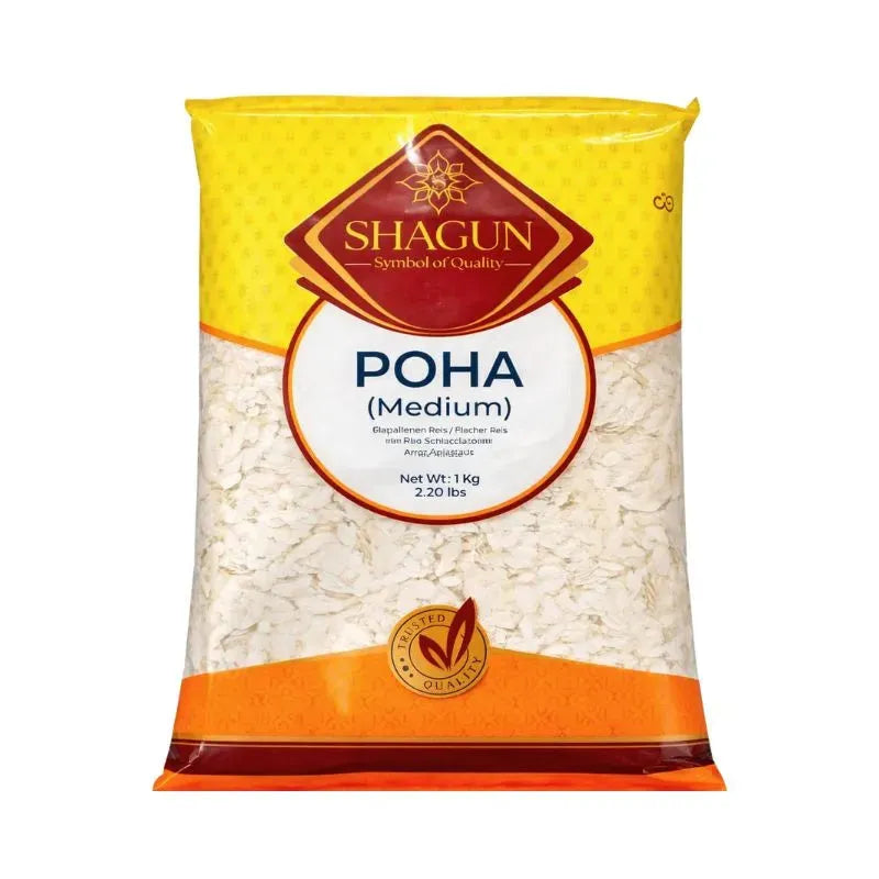 Shagun Poha Medium - 1Kg-Global Food Hub