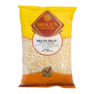 Shagun Roasted Chana Split / Daliya Split - 1Kg-Global Food Hub