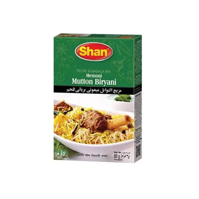 Shan Memoni Mutton Biryani Masala 60g-60 grams-Global Food Hub