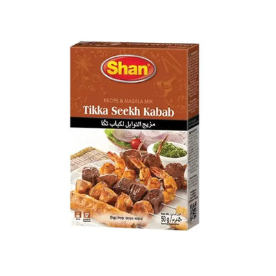 Shan Tikka Seekh Kabab Masala 50g-50 grams-Global Food Hub