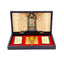 Shree Ram Ayodha lalla Murthi Gold Plated Charan Box Big-Global Food Hub