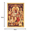 Shree Ram Darbar Gold Foil Unframed Art Work - 21cm x 30cm-Global Food Hub