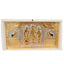 Ram Darbar Photo Frame With Charan Paduka Box Gift Set-Global Food Hub