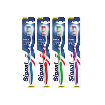 Signal Triple Protection Toothbrush Medium-Global Food Hub