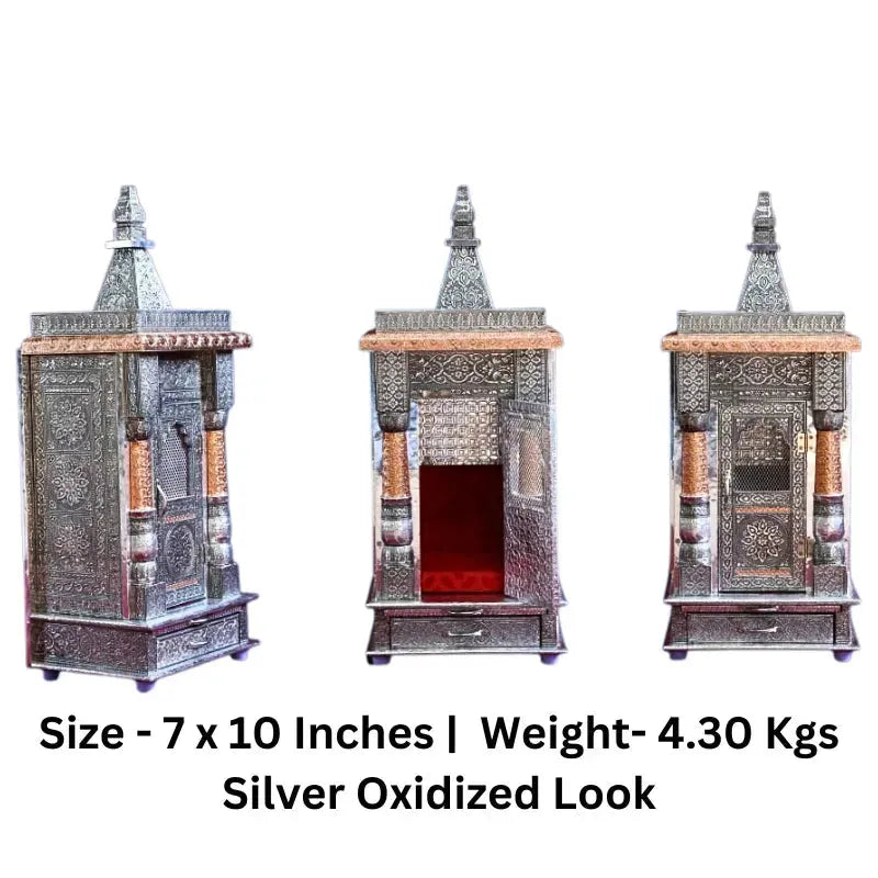 Silver Oxidized Temple 7 x 10 inches-Global Food Hub