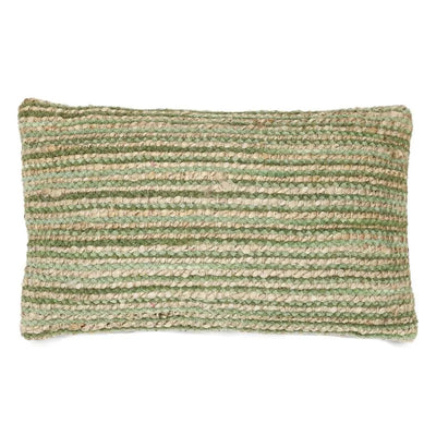 Sizo Handmade Cushion Chenille Cotton Olive Colour 30X50cm-Global Food Hub