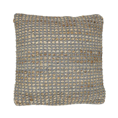 Sizo Handmade Cushion Jute Cotton Grey Colour 45X45cm-Global Food Hub