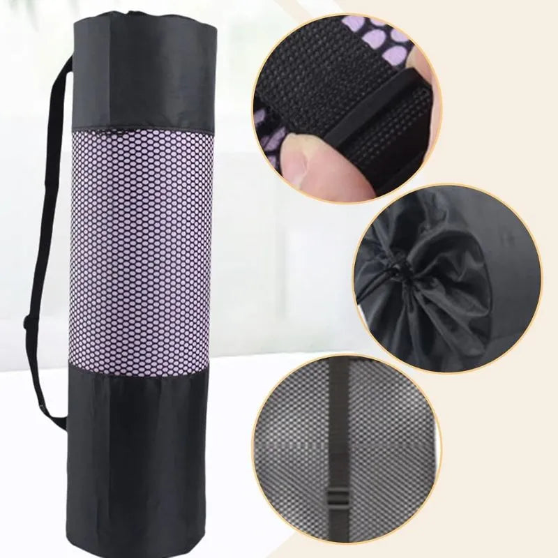 Sports Bag / Yoga Mat Gym Bag - Black-Global Food Hub