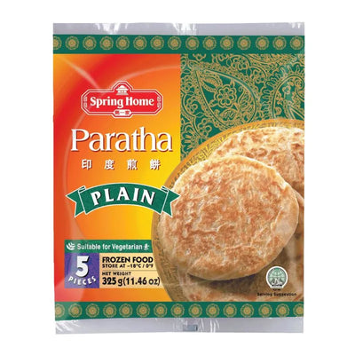 Spring Home- Frozen Roti Paratha Plain-325 grams-Global Food Hub