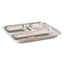 Stainless Steel Plate / Thali 25X25 cm-Global Food Hub