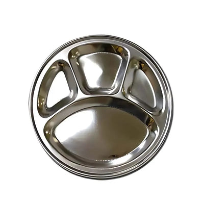 Stainless Steel Plate / Thali 30X30cm-Global Food Hub