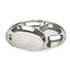 Stainless Steel Thali Round - Diameter: 29cm-Global Food Hub