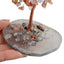 "Strength" Carnelian Gemstone Tree on Agate Slice (12cm)-Global Food Hub