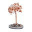 "Strength" Carnelian Gemstone Tree on Agate Slice (12cm)-Global Food Hub