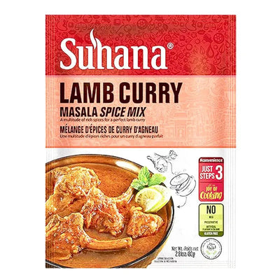 Suhana Lamb Curry Mix Pouch - 80g-Global Food Hub