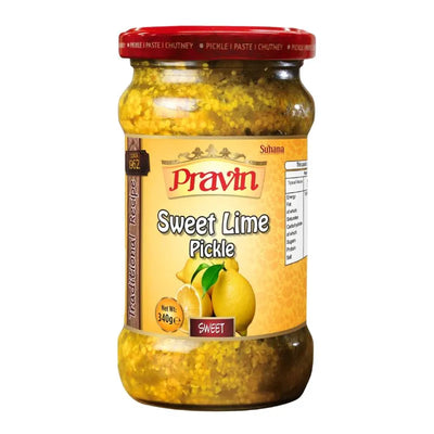 Suhana Pravin Sweet Lime Pickle - 340g-Global Food Hub