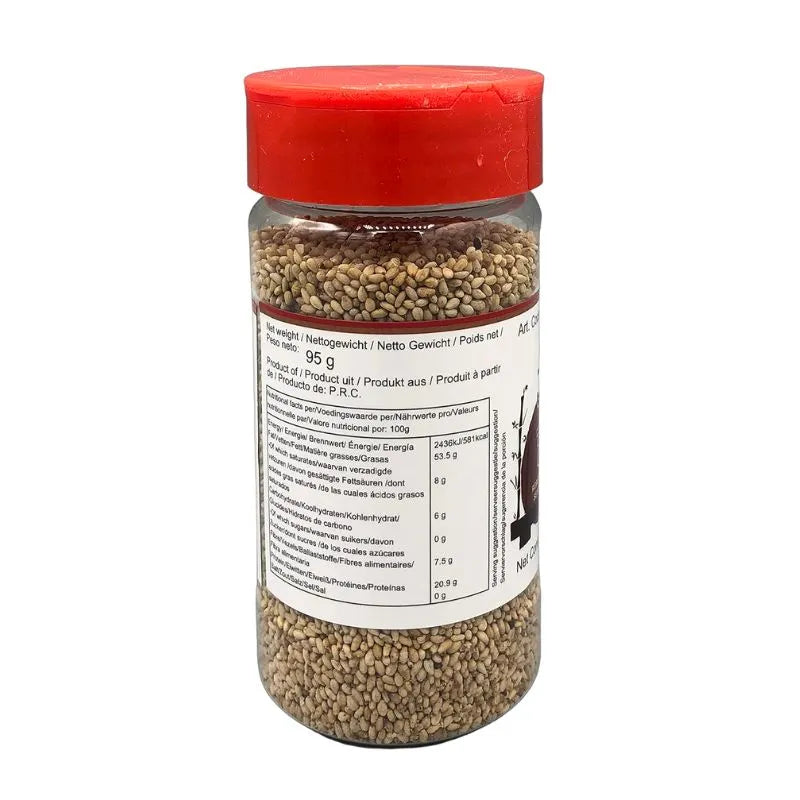 Suki Roasted White Sesame Seeds - 95g-Global Food Hub