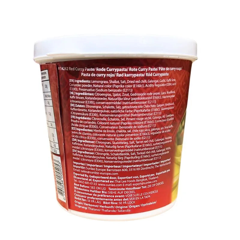 Sunlee Vegan Red Curry Paste -400g-Global Food Hub