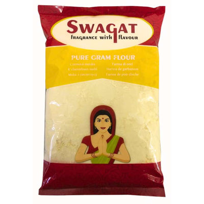 Swagat Pure Gram Flour (Besan)-1 Kg-Global Food Hub