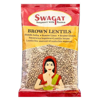 Swagat Whole Brown Lentils - 1Kg-Global Food Hub