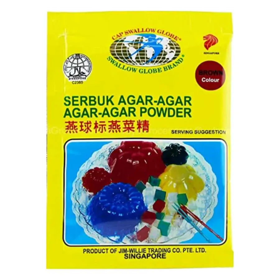 Swallow Globe Agar Agar Brown / Chocolate (Sachet) - 7g-Global Food Hub