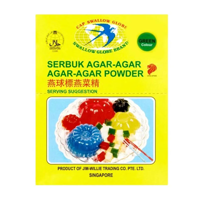 Swallow Globe Agar Agar Green (Sachet)-7 grams-Global Food Hub