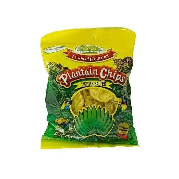 TROPICAL GOURMET SALTED PLANTAIN CHIPS - 85g-Global Food Hub