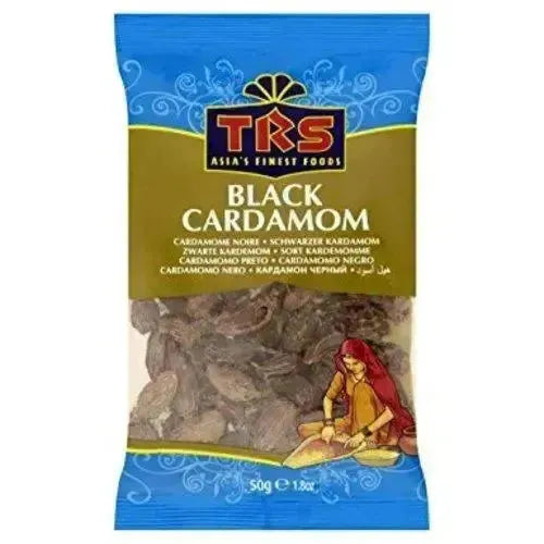 TRS Black Cardamoms - 50g-Global Food Hub