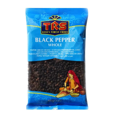 TRS Black Pepper Whole - 100g-Global Food Hub