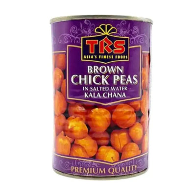 TRS Brown Chick Peas Boiled - Kala Chana - 400g-Global Food Hub