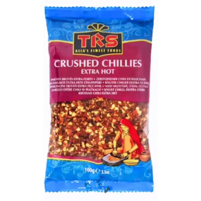 TRS Chillies Crushed Extra Hot-100 grams-Global Food Hub
