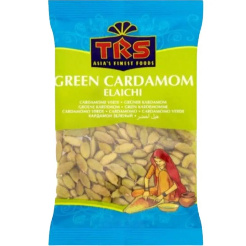 TRS Green Cardamom (Eliachi) - 200g-Global Food Hub