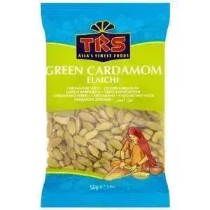 TRS Green Cardamom (Eliachi) - 50g-Global Food Hub