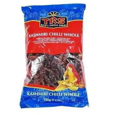 TRS Kashmiri Chilli Whole-150 grams-Global Food Hub