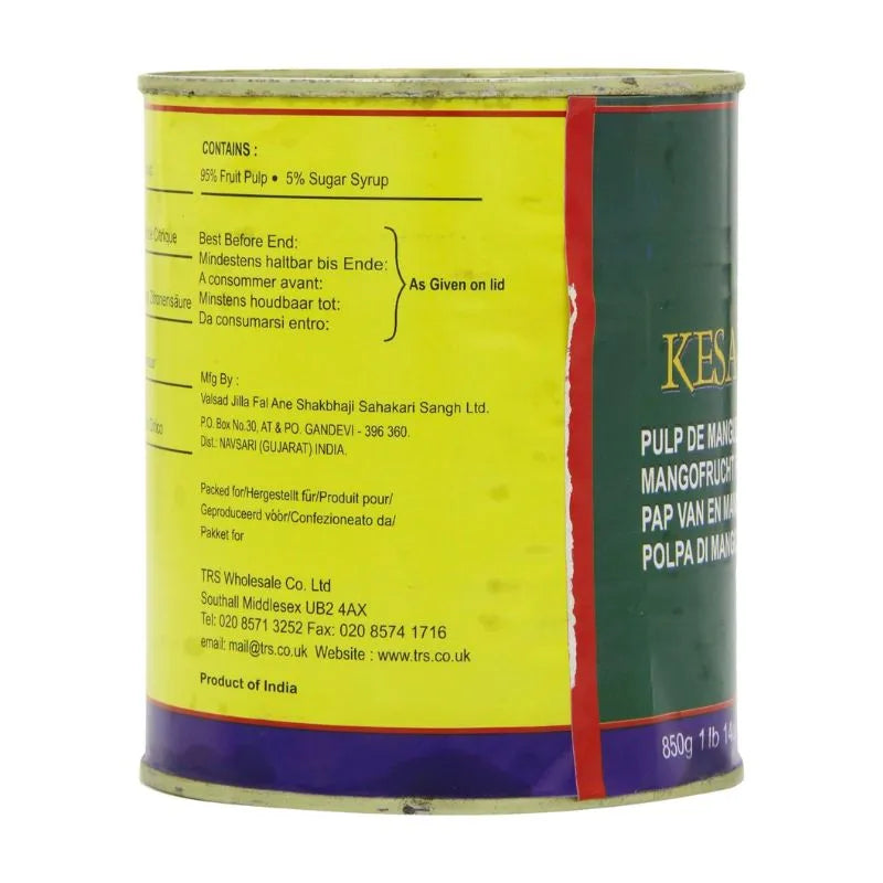 TRS Kesar Mango Pulp - 850g-Global Food Hub