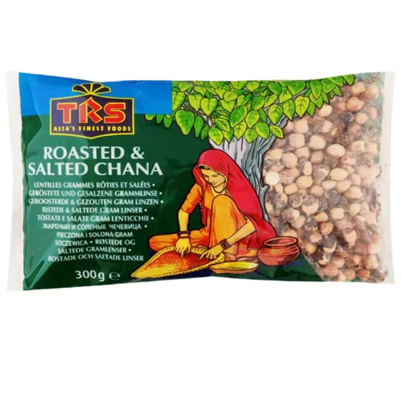 TRS - Roasted Chana Plain Salted-300 Grams-Global Food Hub