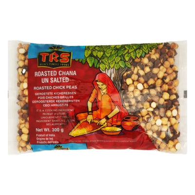 TRS Roasted Chana Plain Unsalted-300 Grams-Global Food Hub